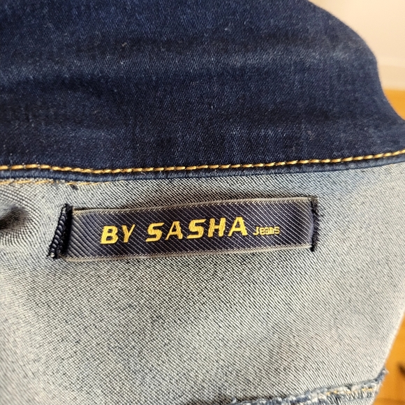 Jean Jacket By Sasha, Blue, Size S - Picture 6 of 7